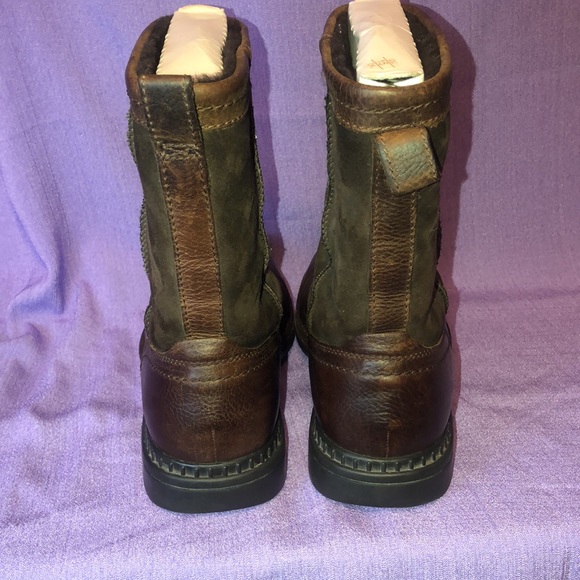 Slightly Used Men’s UGG Beacon 3263 Wool Lined Boots Size 11 Brown - Picture 5 of 11